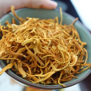 虫草花金虫草农家煲汤食材虫草花孢子头干货特产 200g