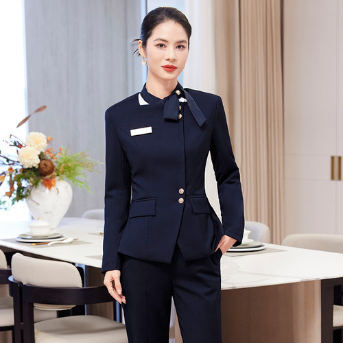 工作服女长袖西服通勤制服面试