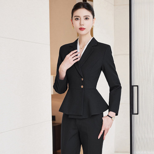 职业装女春秋长袖西装