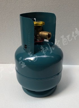 2升L4升L焊炬焊枪配套专用制冷维修铜管焊接专用煤气瓶连阀煤气罐