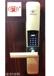 正品 门锁通用型防盗门家用铁门智能锁ZN08型 步阳高端智能指纹密码