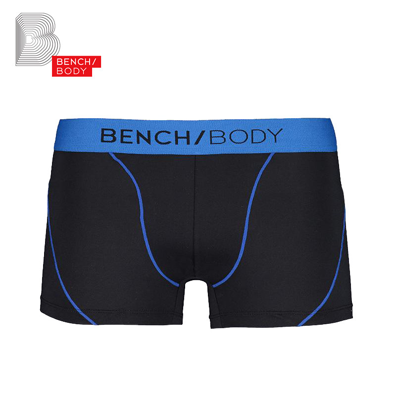 BENCH/BODY奔趣 2023 新品男内裤中腰涤纶个性 平角内裤 BXM0299