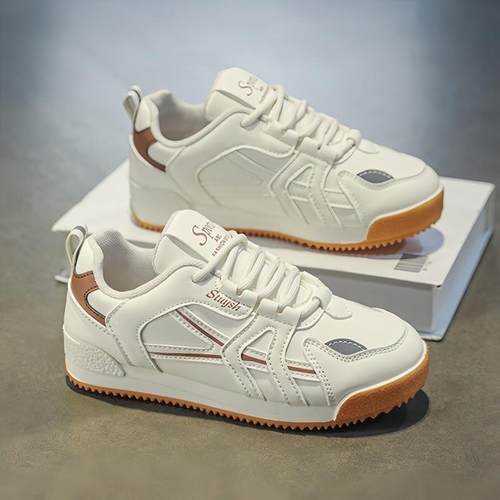 男童鞋子春款2025新款儿童皮面运动鞋中大童软底男孩休闲阿甘板鞋