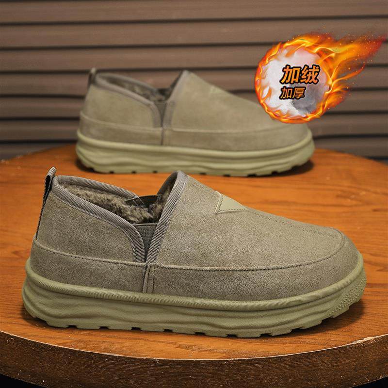 男鞋2025新款冬季加绒保暖二棉鞋男士户外防寒一脚蹬运动休闲板鞋,流行男鞋,单鞋,淘宝优惠券,粉丝福利购,淘宝优惠卷
