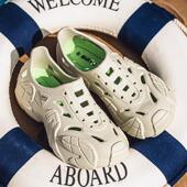 2025新款 外穿防滑耐磨全包凉拖男生海边沙滩漂流凉鞋 男夏季 洞洞鞋