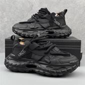 2025新款 黑武士男鞋 青少年潮流增高老爹鞋 透气网面休闲运动鞋 夏季