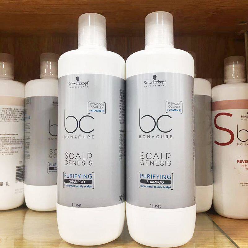 施华蔻控油去屑洗发水1l男女士保丽清爽洁净洗发露黑人头洗发乳膏