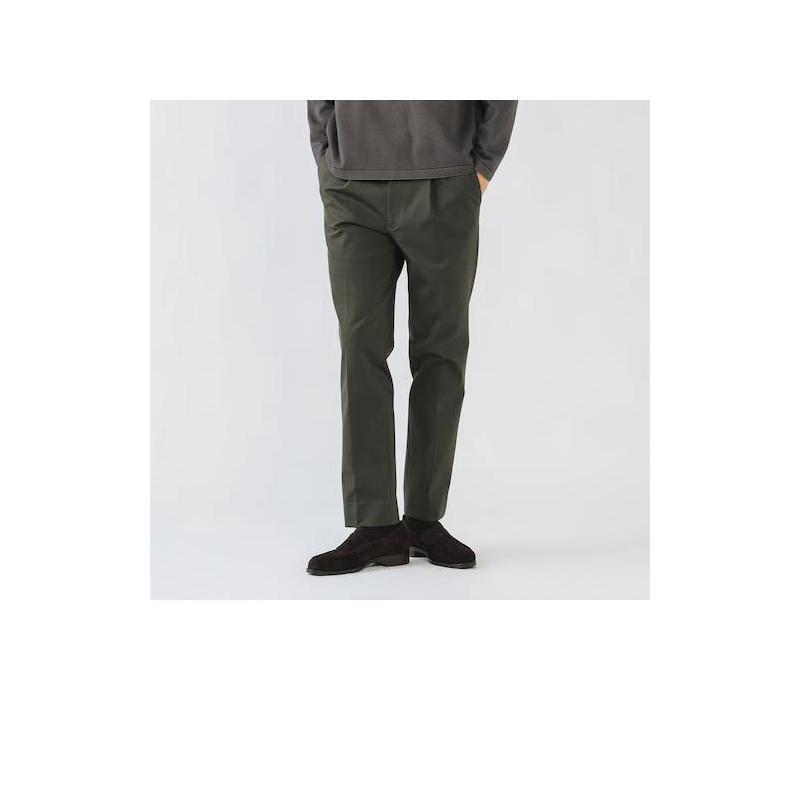 代购BEAMS男士休闲裤透气舒适棉质直筒办公休闲长裤百搭简约