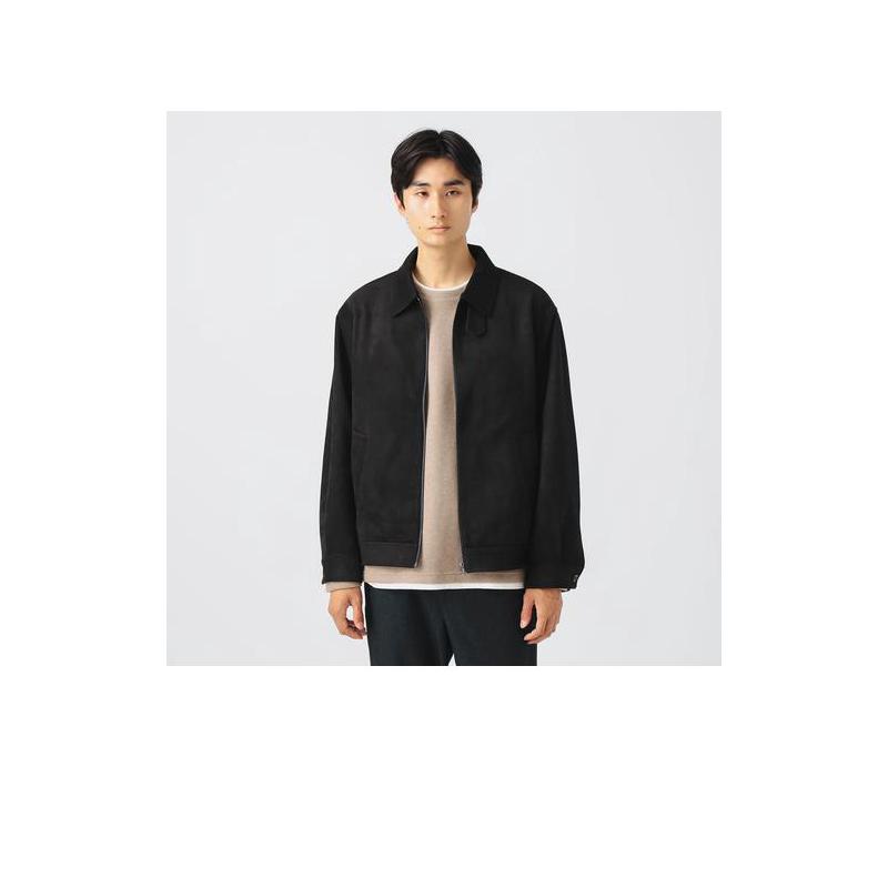 代购BEAMS男士夹克保暖防风仿麂皮拉链春秋日常外套爆款休闲