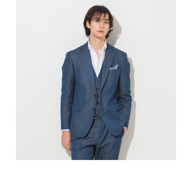 代购BEAMS男士夹克防风保暖牛仔加绒春秋通勤外套爆款休闲