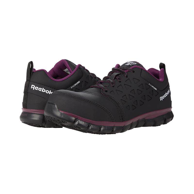 代购Reebok锐步女士工作鞋防滑耐磨抗静电防水透气减震缓压
