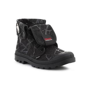 代购PALLADIUM帕拉丁男士雪地靴保暖防滑耐磨轻便黑色迷彩图案