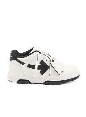 代购offwhite板鞋男士舒适透气防滑耐磨白色黑色箭头圆头穿孔