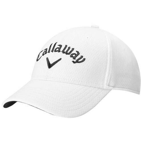 海外代购Callaway/卡拉威男士高尔夫球帽UV防护透气聚酯纤维