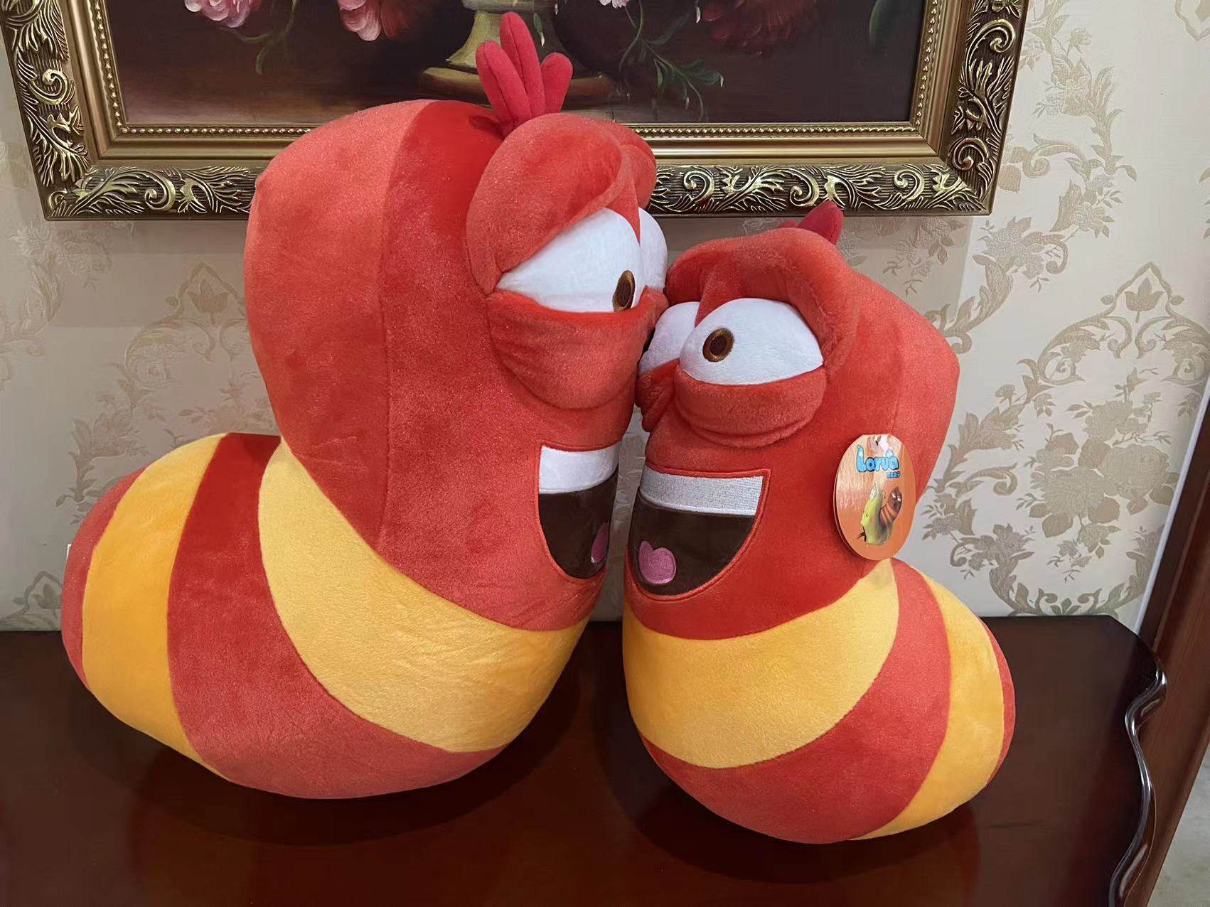 可爱搞怪larva爆笑虫子大玩家风云再起娃娃机公仔毛绒陪睡玩偶