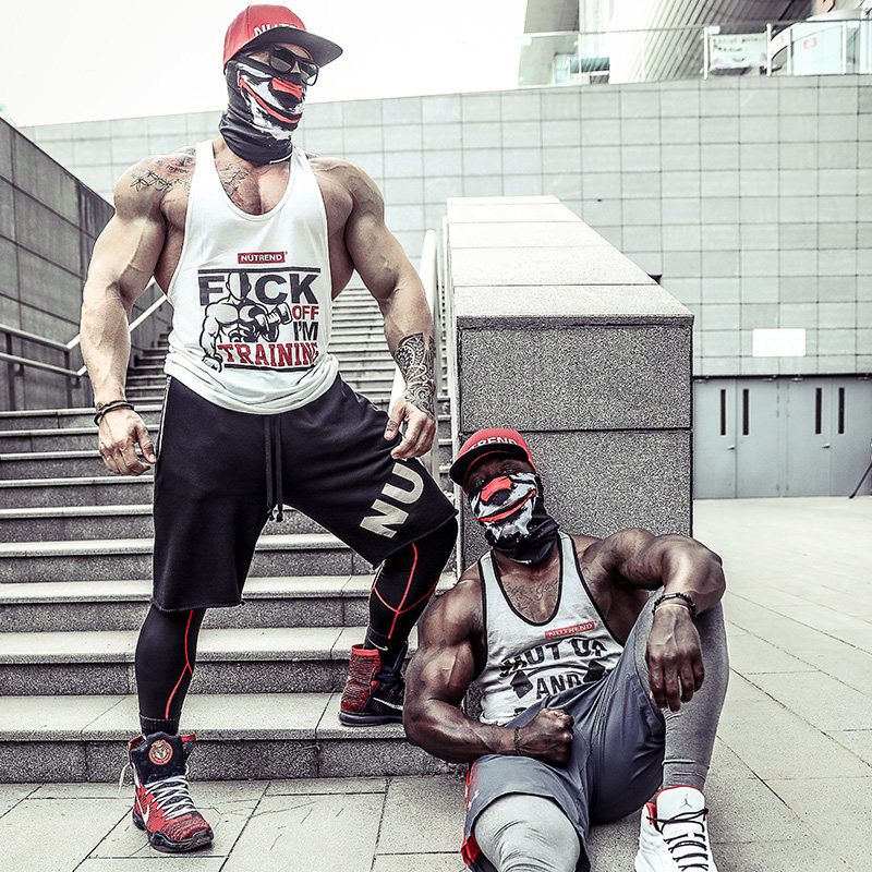 NUTREND无袖工字背心运动服男无袖连帽潮牌跑步健身训练背心健身|msdalam kategori sukan/pakaian kasual, pakaian kecergasan, pakaian kecergasan - dari Buy2taobao.com untuk memberikan perkhidmatan ejen Taobao profesional membeli