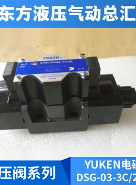 原装YUKEN 榆次油研电磁阀 DSG-03-3C2-A100  电压AC110V 220 24V