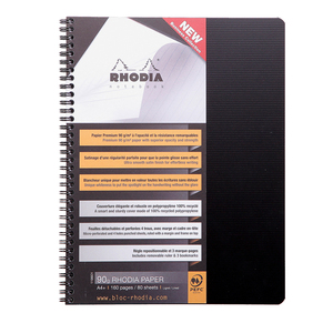 包邮 法国 罗地亚 Rhodia 线圈 横线本 A4+ 商务笔记本 横线 经典