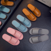 防臭防滑室内家居软底凉拖家用地板办公室四季 头层牛皮拖鞋 男夏季