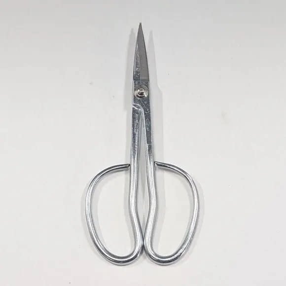 镀铬防锈宽握把 镐付工艺日本产 兼进作35P 18cm摘芽修枝剪叶剪刀