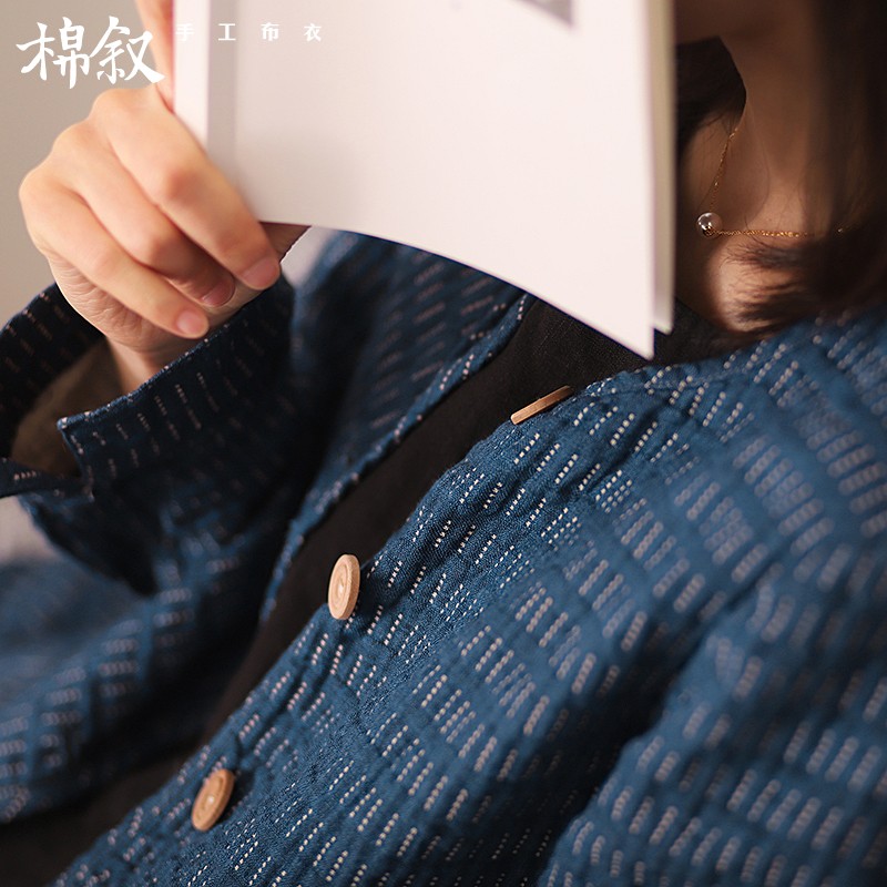 文艺复古亚麻单层宽松显瘦薄外套