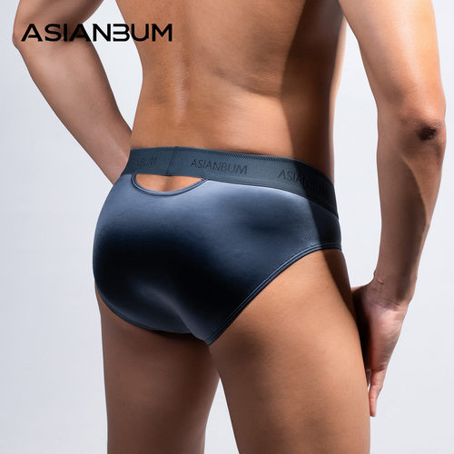 Asianbum性感丝滑镂空时尚三角裤