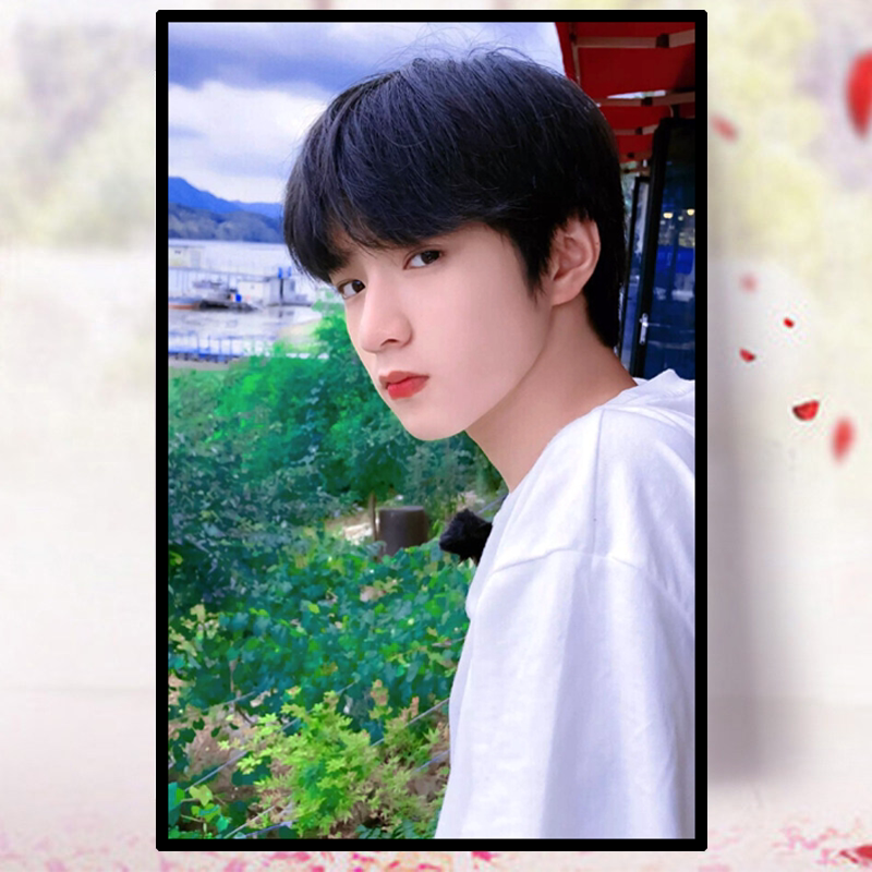 现代5d魔方圆钻时代少年团刘耀文钻石画十字绣diy钻石绣儿童卧室