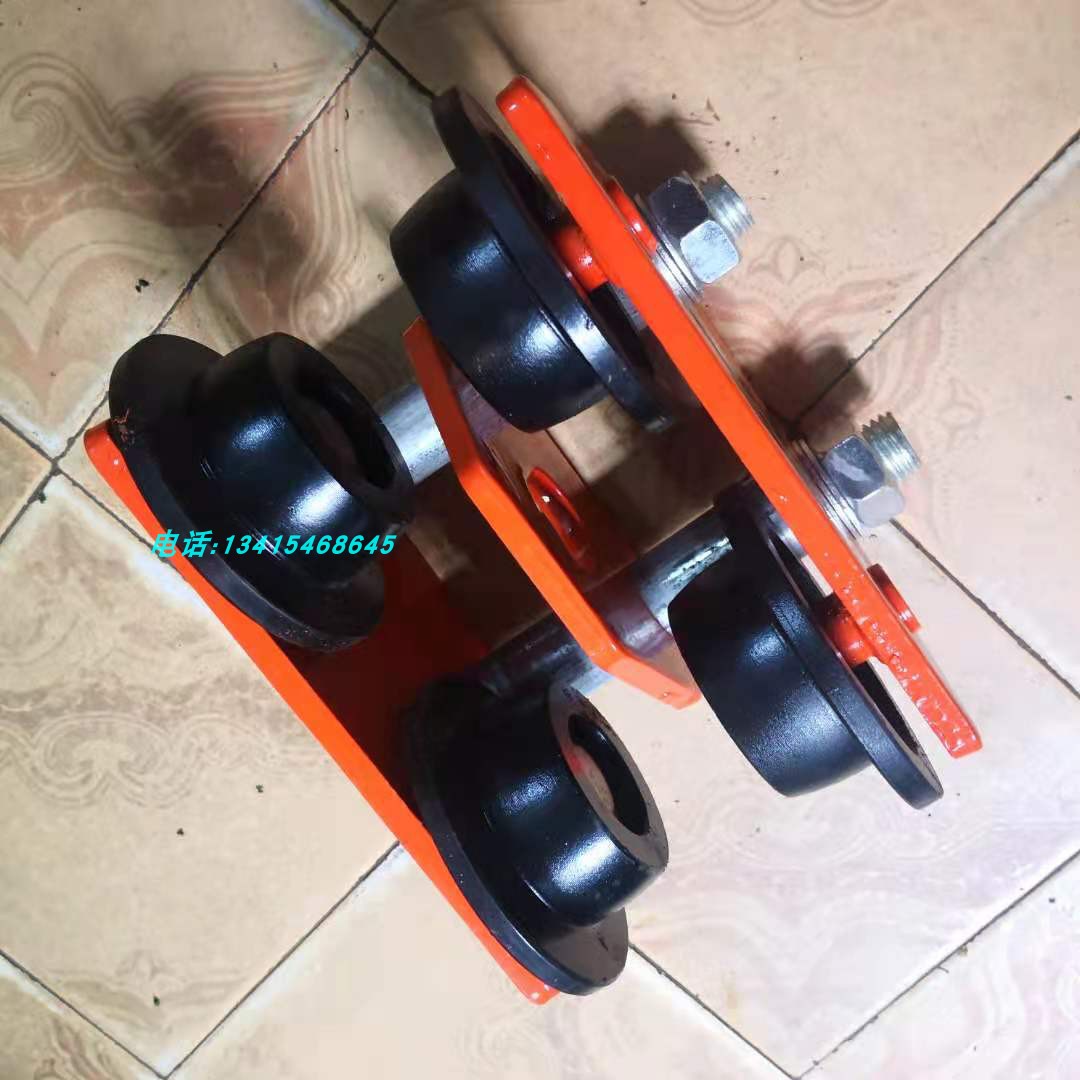 钢轨小车3T吨工字钢轨道手动行车