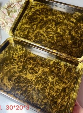 金丝楠阴沉乌木实木瘤疤托盘精品收藏包邮送礼