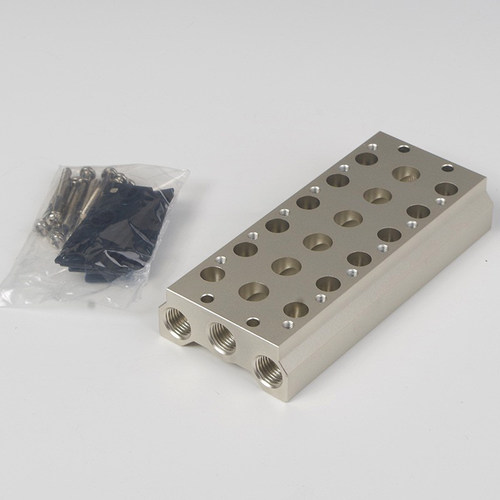 7V亚德客电磁阀底座7V0500M5F