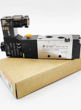 EMC电磁阀RV5211-06Q-WB DC24V AC220V E4E2外部先导式气动控制阀