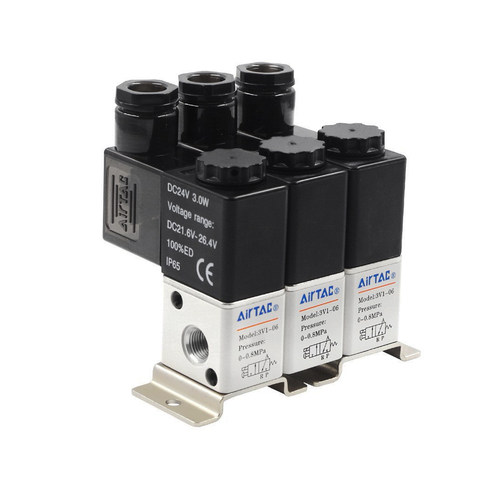 小型电磁阀串联阀组3V106B5F