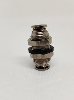 BPM4原装正品亚德客全金属穿板直通BPM6隔板接头BPM8 BPM10 BPM12