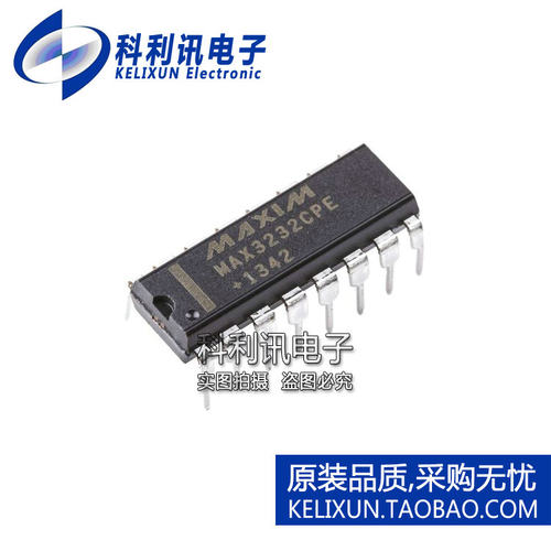 进口 MAX3232CPE DIP16 线路收发器 MAX3232 全新进口原装正品