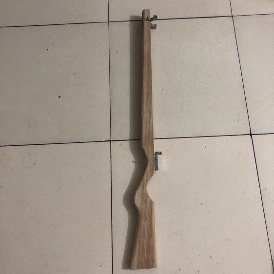 训练木枪道具木枪玩具枪模型体能训练器材木质枪托道具步枪木枪把