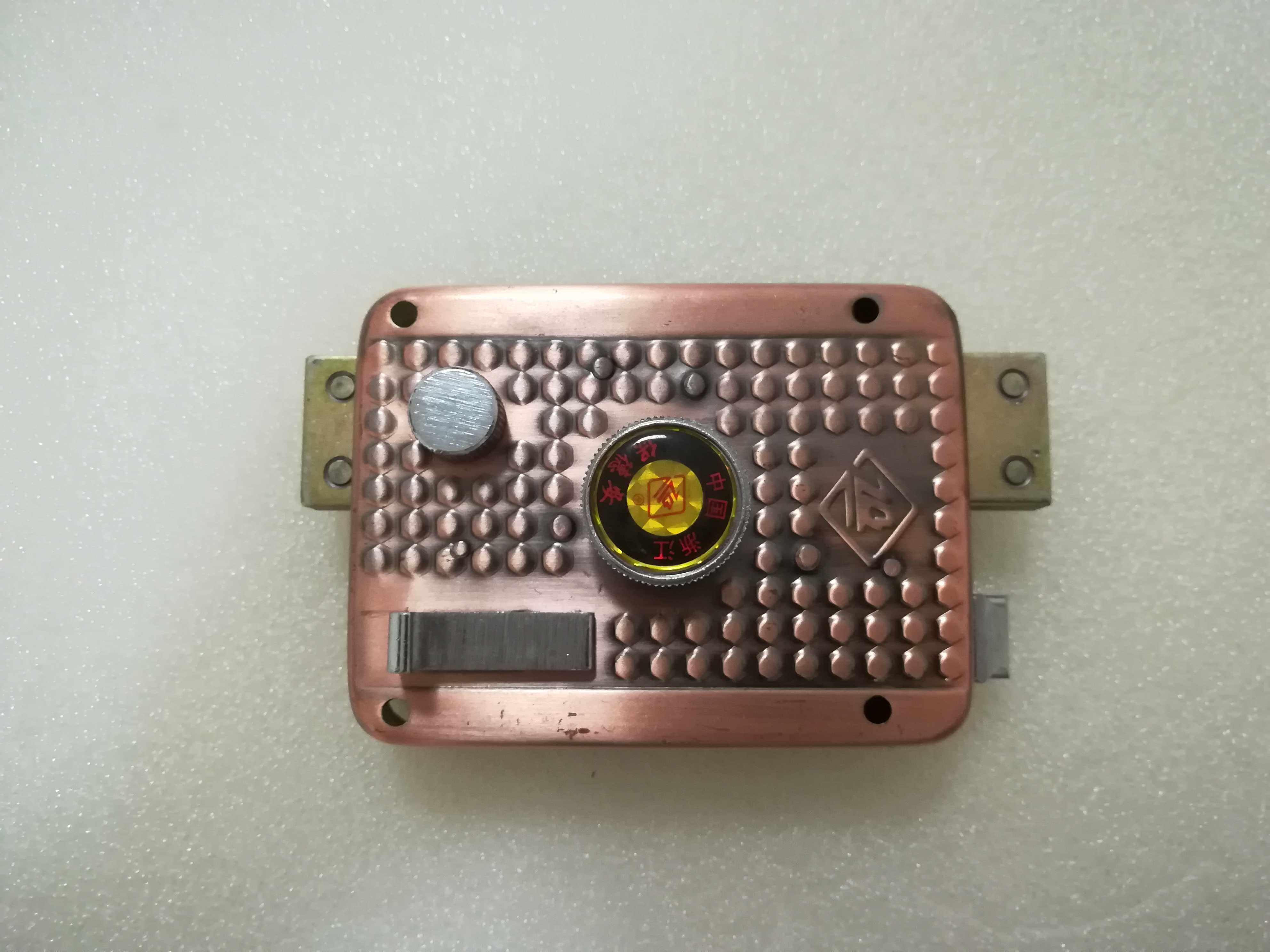 保德安888a-3原装老式防盗门锁外装门锁老式盼盼门十字锁升级c级