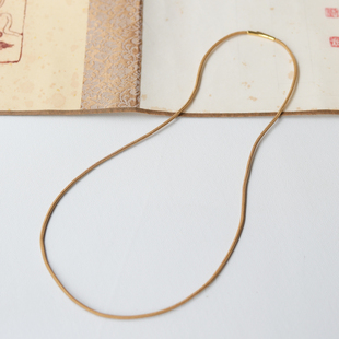 桑蚕丝项链绳2mm锁骨链颈链吊坠绳配黄金小唐卡颈带短款简约气质