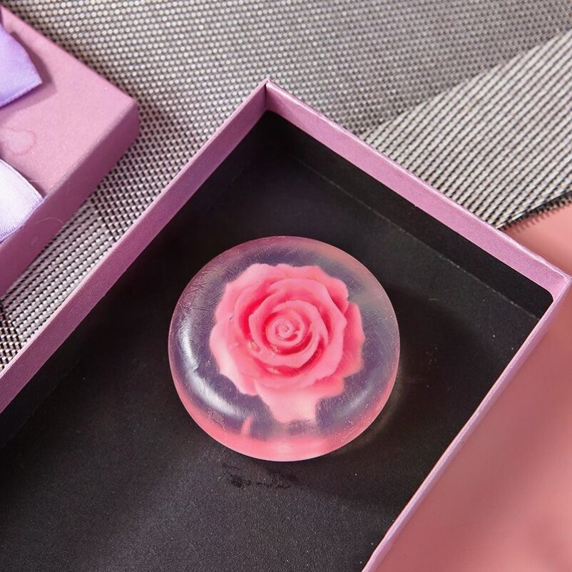 新款玫瑰花朵手工洗脸皂沐浴香皂卸妆正品皂中皂控油祛痘保湿100g
