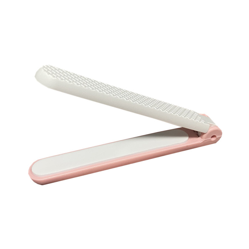 日本进口大创折叠式指甲锉抛光块抛光条不锈钢指甲挫美甲打磨工具