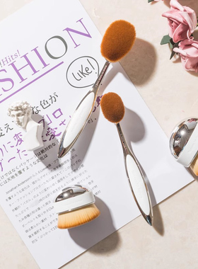 日本nusvan无痕粉底刷不吃粉初学者化妆刷遮瑕刷新手修容刷散粉刷