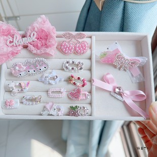 宠物发夹韩版 蝴蝶结碎毛bb夹约克夏马尔济斯泰迪泰迪狗狗猫咪发卡