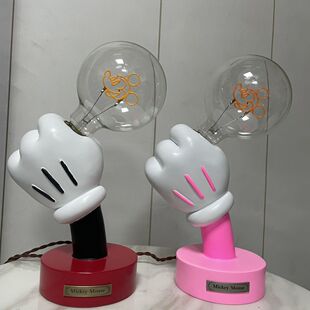 卡通米奇灯泡氛围创意房间装饰礼物可爱ins