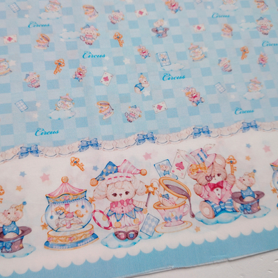 【60支棉】游乐园OB11BJD星黛露小布棉花娃娃衣柄图原创布料