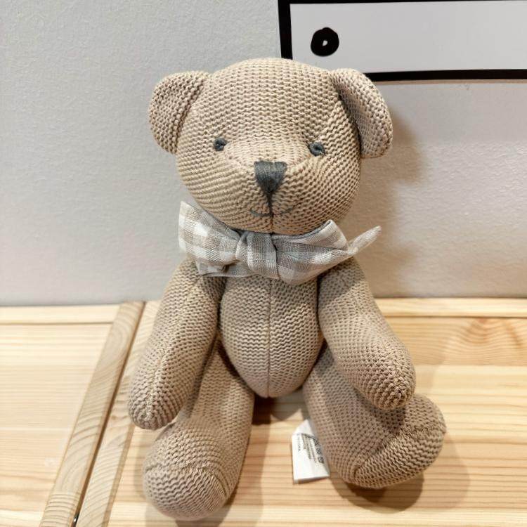 lacreme纯棉针织关节熊情侣闺蜜礼物毛绒玩具儿童婴儿安抚玩偶,玩具/童车/益智/积木/模型,毛绒/玩偶/公仔/布艺类玩具,淘宝优惠券,粉丝福利购,淘宝优惠卷