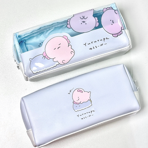 日本限定可爱小众透明笔袋文具盒