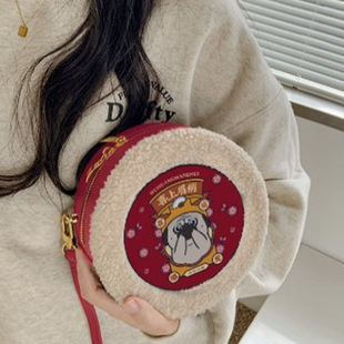 影院正版吾皇公仔玩偶杯巴扎黑虎年造型杯子爆米花桶铁桶斜挎背包