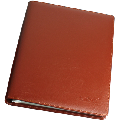 A4皮质文件夹4孔活页本