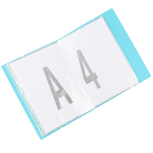 A4文件夹横版对折资料册折叠型便携孕检收纳册乐曲谱夹8k图纸画纸学生试卷夹多层插页文件袋A3证书奖状收集册