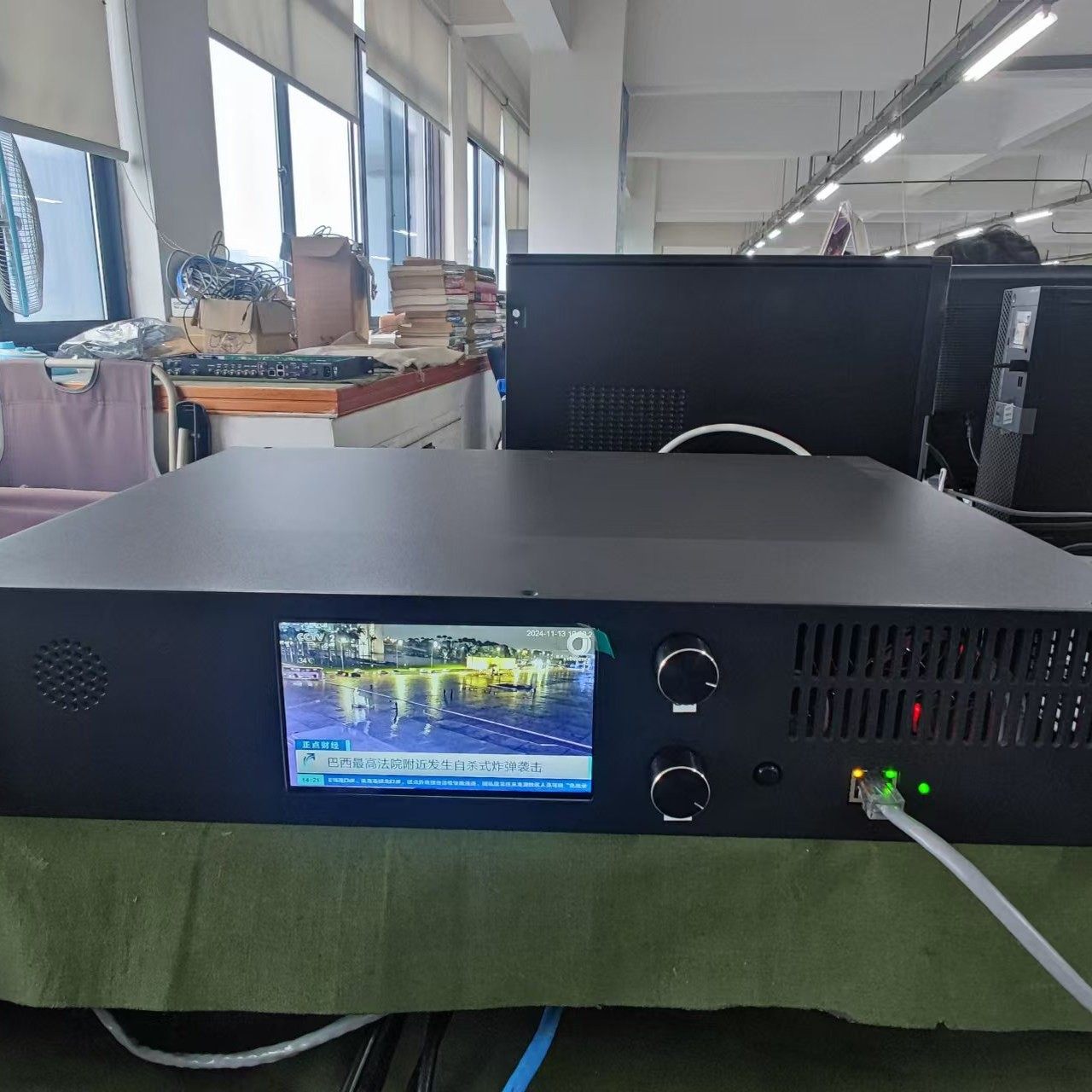 32路模拟调制器 IP信号转模拟输出CATV前端设备酒店电视系统