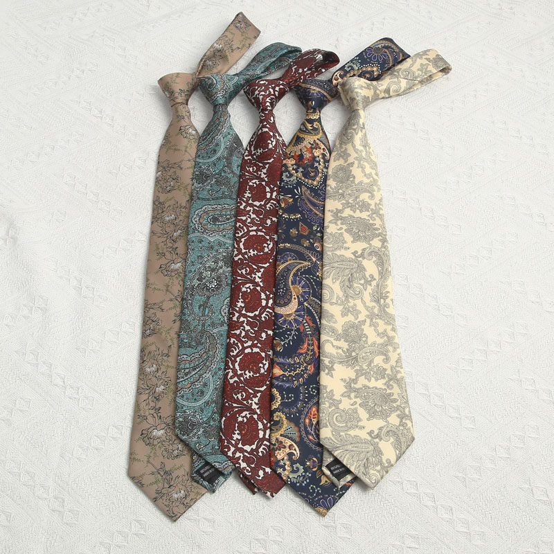 涤丝花色手打领带英伦港风高级感复古时髦休闲男衬衫百搭工作配饰,服饰配件/皮带/帽子/围巾,领带,淘宝优惠券,粉丝福利购,淘宝优惠卷